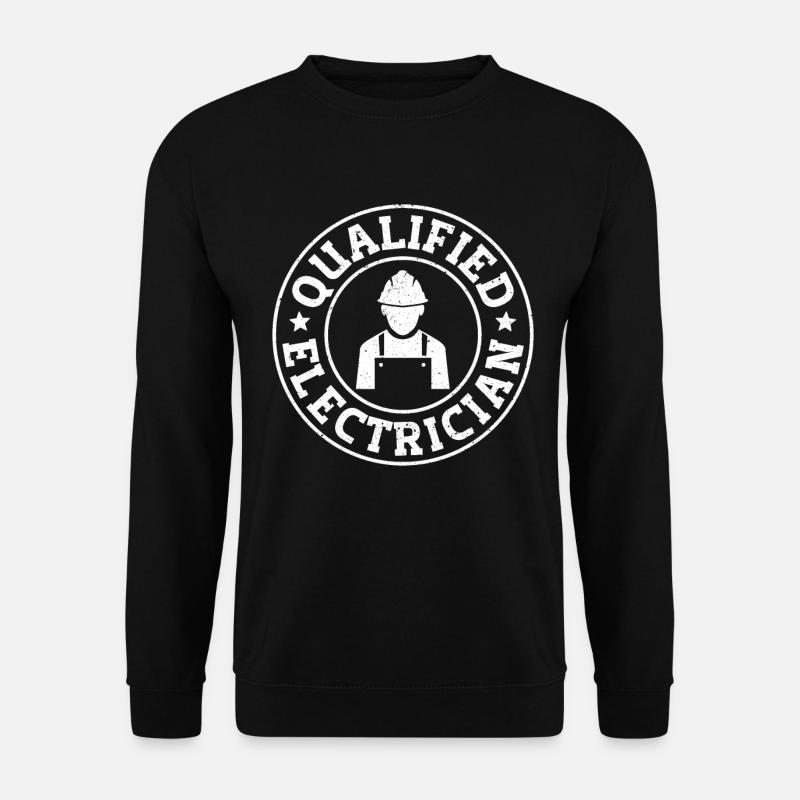 Construction Electrician - Unisex Sweatshirt - black