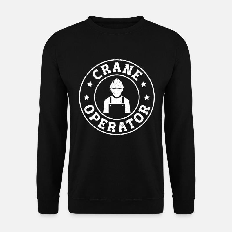 Construction Crane Operator - Unisex Sweatshirt - black