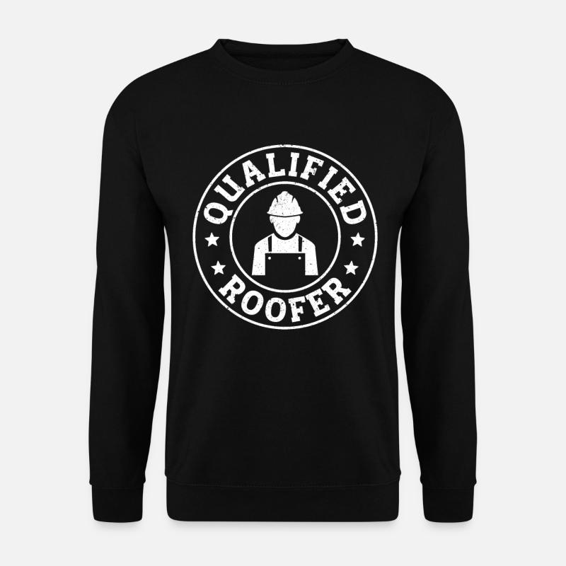Construction Roofer - Unisex Pullover - Schwarz
