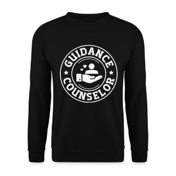 Conseiller d’orientation - Sweat-shirt Unisexe - noir - Devant - Alina (178cm) & Michal (187cm)