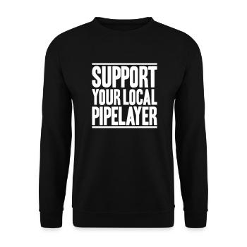 Pipeline Constructor Pipeline Construction Pipelayer - Unisex Sweatshirt - black - Front - Alina (178cm) & Michal (187cm)