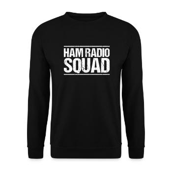 Amateurfunker Amateurfunk Radio Ham Amateur Radio - Unisex Sweatshirt - black - Front - Alina (178cm) & Michal (187cm)