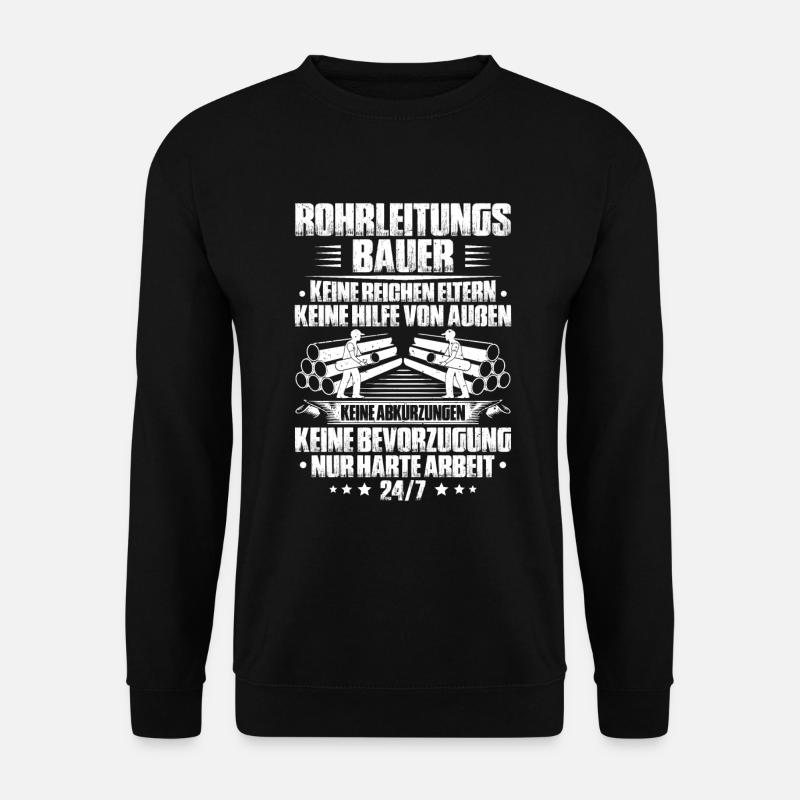 Pipeline Constructor Pipeline Construction Pipelayer - Unisex Sweatshirt - black