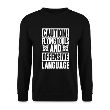 Ingénieur en mécatronique automobile Mécanicien automobile Mécanicien automobile - Sweat-shirt Unisexe - noir - Devant - Alina (178cm) & Michal (187cm)