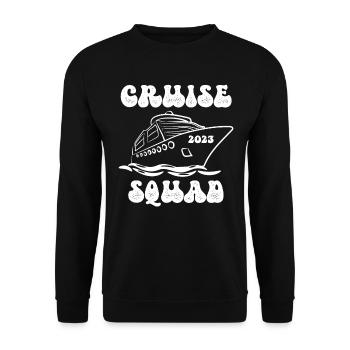 Maillot Family Cruise Squad 2023, groupe assorti - Sweat-shirt Unisexe - noir - Devant - Alina (178cm) & Michal (187cm)
