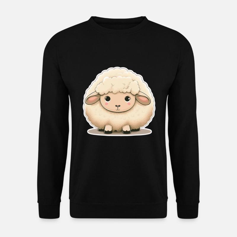 Schaf Schäfchen Tierwirt Schafsbauer Schäfer Bauer - Unisex Pullover - Schwarz