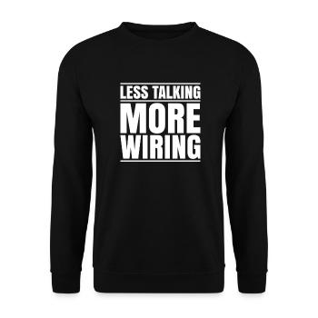 Veranstaltungstechniker Technicien événementiel - Sweat-shirt Unisexe - noir - Devant - Alina (178cm) & Michal (187cm)