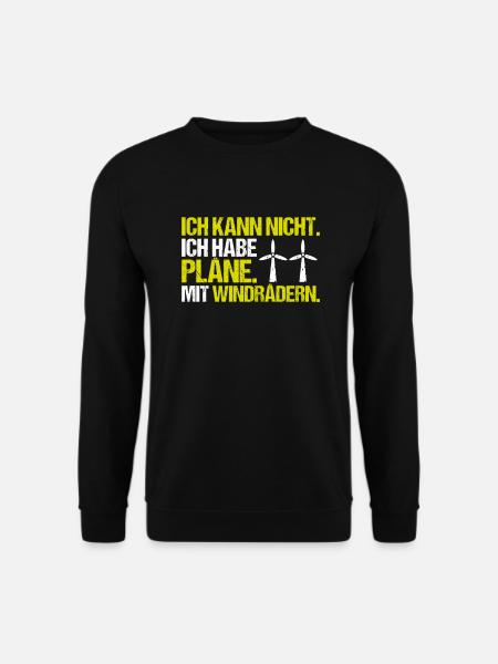 Servicetechniker Windenergieanlagen Windenergie - Unisex Pullover - Schwarz