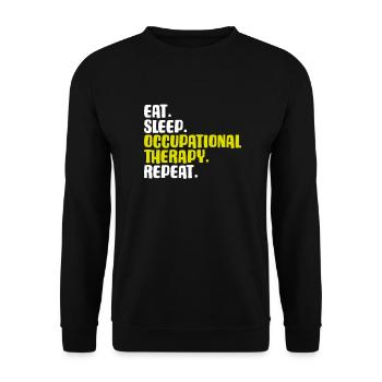 Ergotherapeut Ergotherapie Occupational Therapist - Unisex Pullover - Schwarz - Vorne - Alina (178cm) & Michal (187cm)