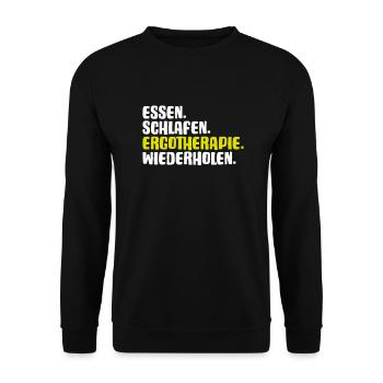 Ergotherapeut Ergotherapie Occupational Therapist - Unisex Pullover - Schwarz - Vorne - Alina (178cm) & Michal (187cm)