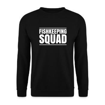 Aquaristics Aquarist Aquarium Fish Aquarist - Unisex Sweatshirt - black - Front - Alina (178cm) & Michal (187cm)