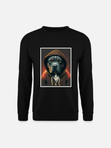 Dog Labrador Morning Grouch Sarcasm Colleague - Unisex Sweatshirt - black