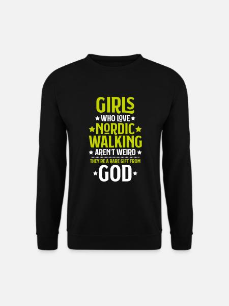 Nordic Walking Nordic Walker Nordic Walken - Unisex Sweatshirt - black