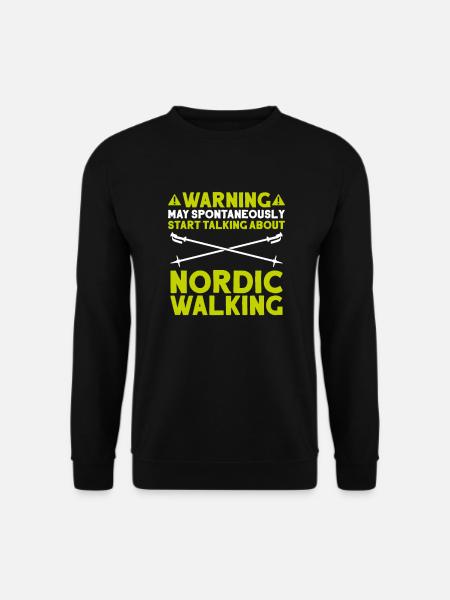 Nordic Walking Nordic Walker Nordic Walken - Unisex Sweatshirt - black