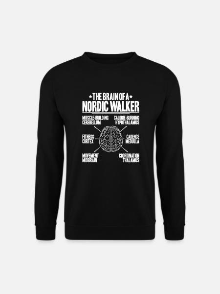 Nordic Walking Nordic Walker Nordic Walken - Unisex Sweatshirt - black