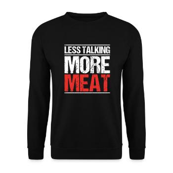Carnivore Diät Carnivore Ernährung Carnivore Diet - Unisex Sweatshirt - black - Front - Alina (178cm) & Michal (187cm)