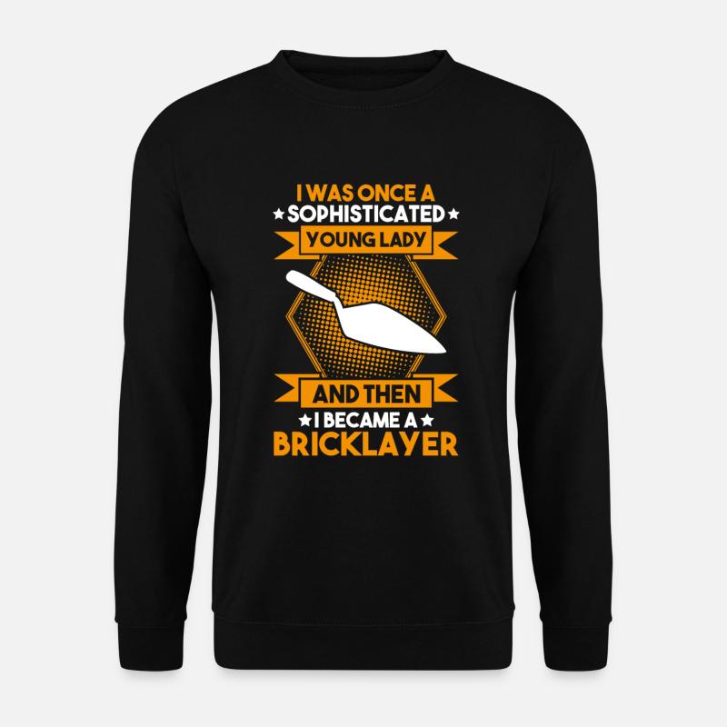 Master Masonry Masonry Bricklayer Mason - Unisex Sweatshirt - black