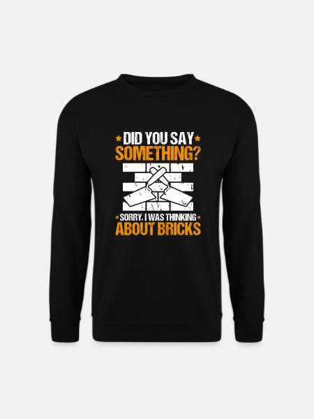 Master Masonry Masonry Bricklayer Mason - Unisex Sweatshirt - black