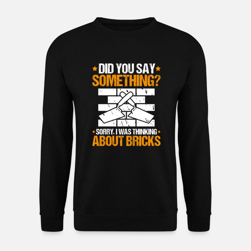 Master Masonry Masonry Bricklayer Mason - Unisex Sweatshirt - black