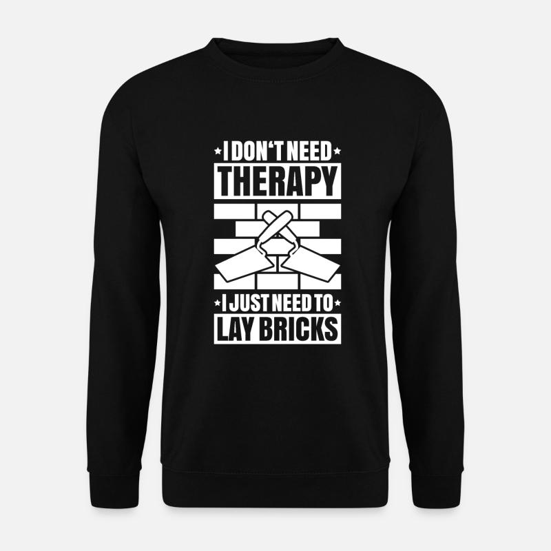 Master Masonry Masonry Bricklayer Mason - Unisex Sweatshirt - black