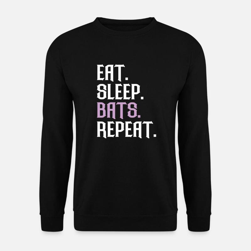 Fledermaus Fledermäuse Bat Bats Fledertier - Unisex Pullover - Schwarz