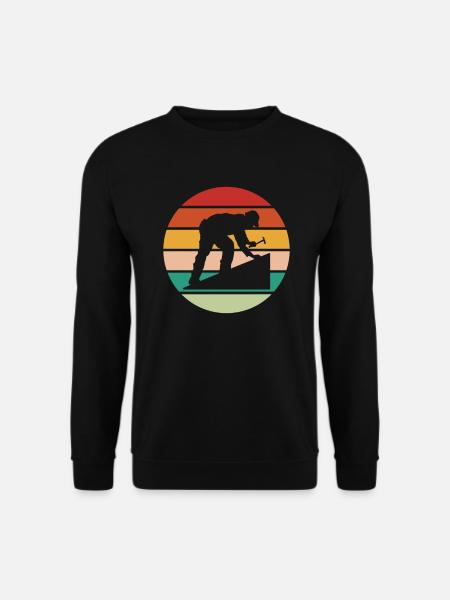 Couvreur Toiture Toiture Toiture Couvreurs Toiture - Sweat-shirt Unisexe - noir