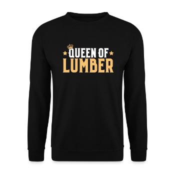 Zimmerer Zimmermann Zimmerei Carpenter Carpentry - Unisex Sweatshirt - black - Front - Alina (178cm) & Michal (187cm)