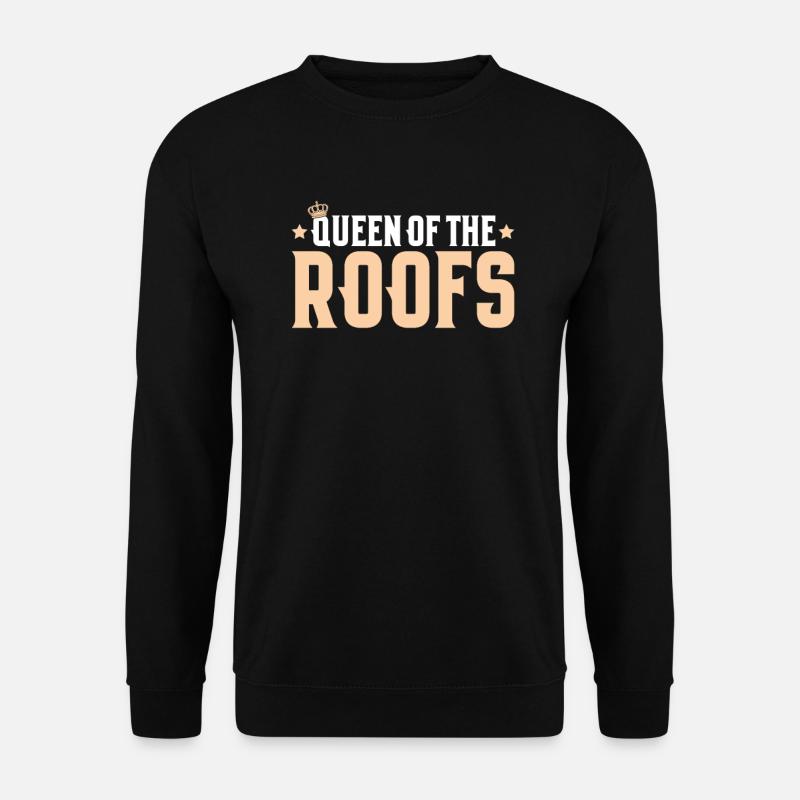 Dachdecker Dachdeckerei Dachdecken Roofer Roofing - Unisex Pullover - Schwarz