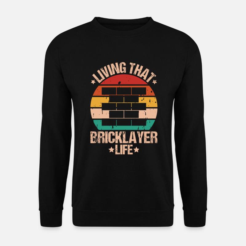 Master Masonry Masonry Bricklayer Mason - Unisex Sweatshirt - black