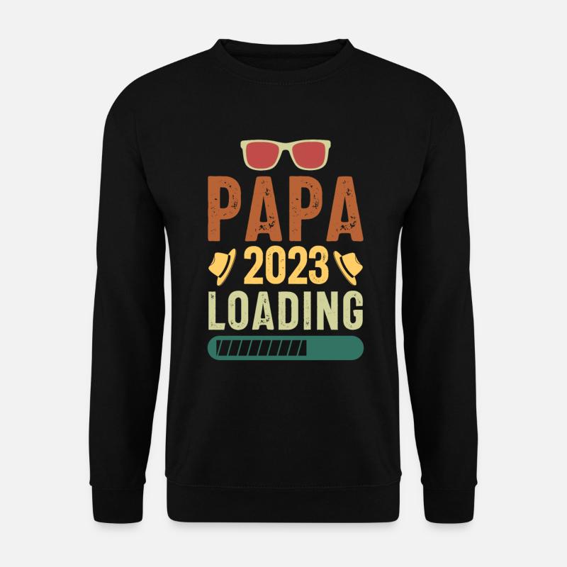 Papa 2023 Loading - Unisex Pullover - Schwarz