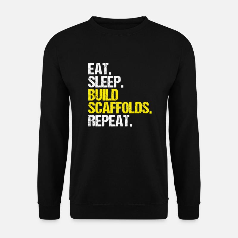 Échafaudage Échafaudage Échafaudage - Sweat-shirt Unisexe - noir