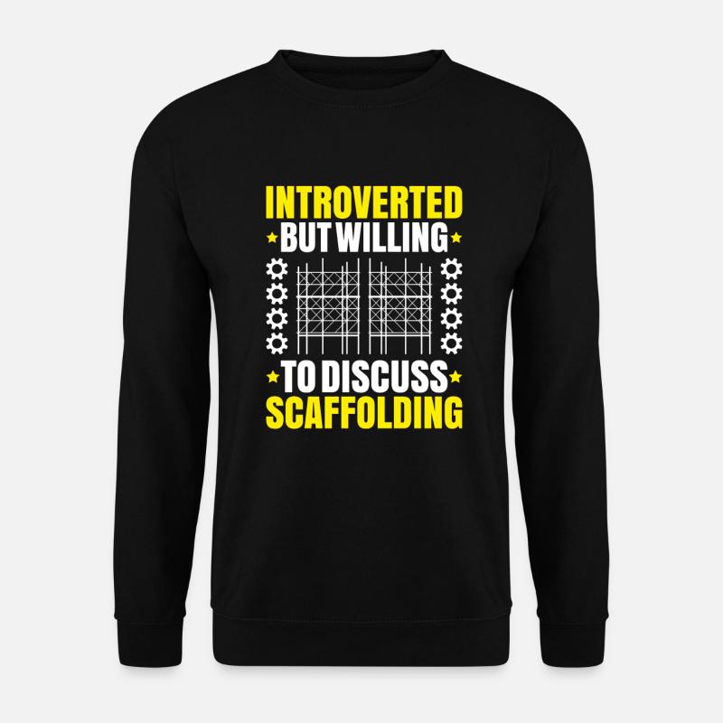 Échafaudage Échafaudage Échafaudage - Sweat-shirt Unisexe - noir