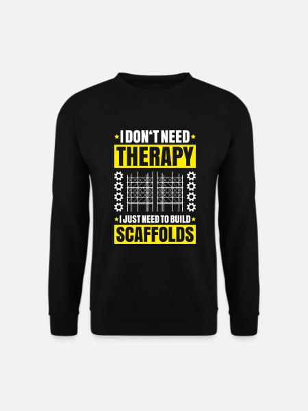 Échafaudage Échafaudage Échafaudage - Sweat-shirt Unisexe - noir