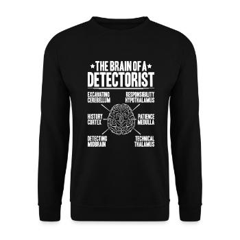 Détecteur Sondler Détecteur de métaux - Sweat-shirt Unisexe - noir - Devant - Alina (178cm) & Michal (187cm)