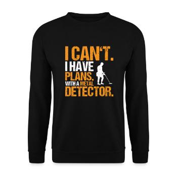 Détecteur Sondler Détecteur de métaux - Sweat-shirt Unisexe - noir - Devant - Alina (178cm) & Michal (187cm)