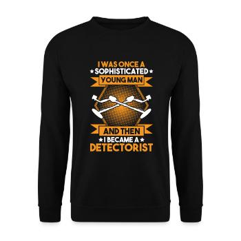 Détecteur Sondler Détecteur de métaux - Sweat-shirt Unisexe - noir - Devant - Alina (178cm) & Michal (187cm)
