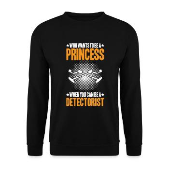 Détecteur Sondler Détecteur de métaux - Sweat-shirt Unisexe - noir - Devant - Alina (178cm) & Michal (187cm)