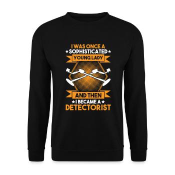 Détecteur Sondler Détecteur de métaux - Sweat-shirt Unisexe - noir - Devant - Alina (178cm) & Michal (187cm)