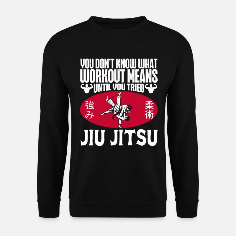 Brazilian Jiu Jitsu MMA Bjj Hugger - Unisex Pullover - Schwarz