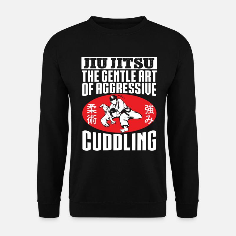 Brazilian Jiu Jitsu MMA Bjj Hugger - Unisex Pullover - Schwarz