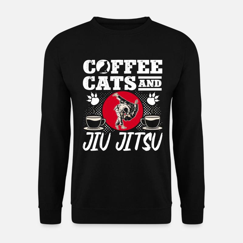 Brazilian Jiu Jitsu MMA Bjj Hugger - Unisex Pullover - Schwarz