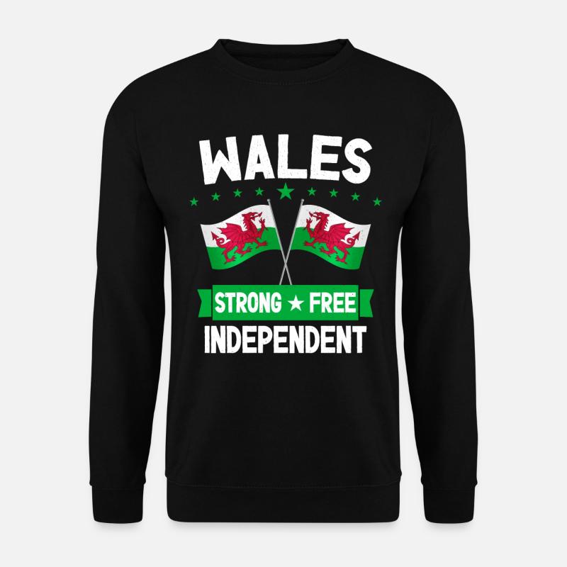 Pays de Galles - Sweat-shirt Unisexe - noir