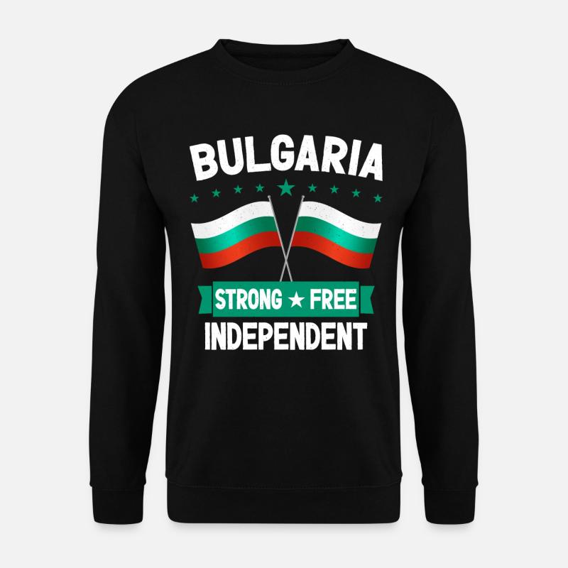 Bulgarien - Unisex Pullover - Schwarz