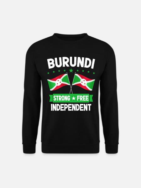 Burundi - Unisex Pullover - Schwarz