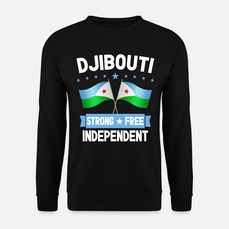 Dschibuti - Unisex Pullover - Schwarz