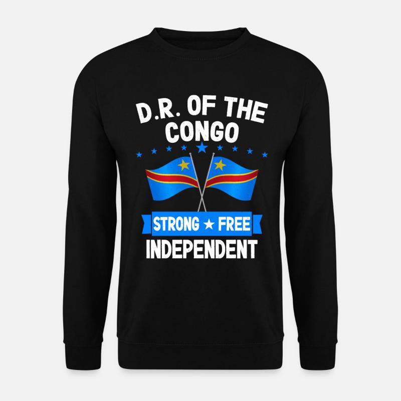 République démocratique du Congo - Sweat-shirt Unisexe - noir