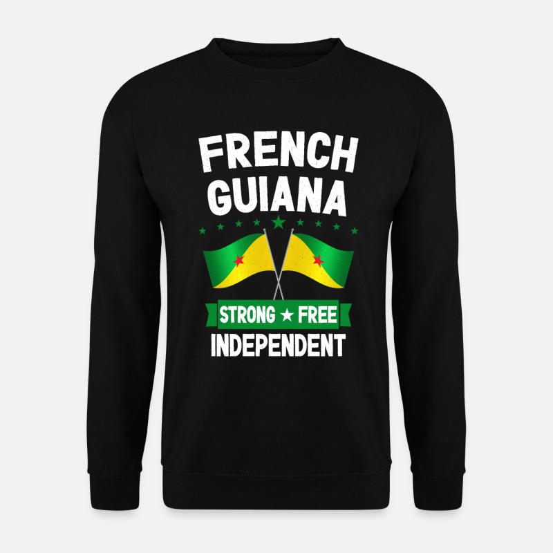 French Guiana - Unisex Sweatshirt - black