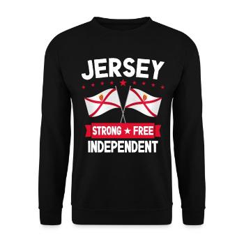 Jersey - Unisex Sweatshirt - black - Front - Alina (178cm) & Michal (187cm)