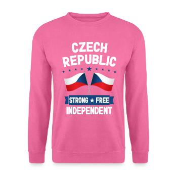 Czech Republic - Unisex Sweatshirt - pink - Front