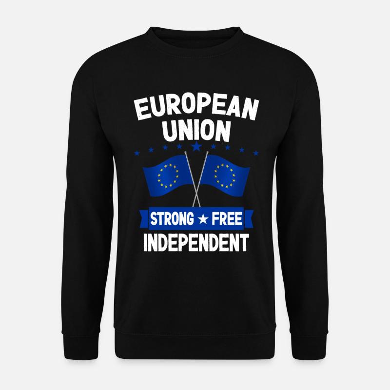 Europäische Union - Unisex Pullover - Schwarz